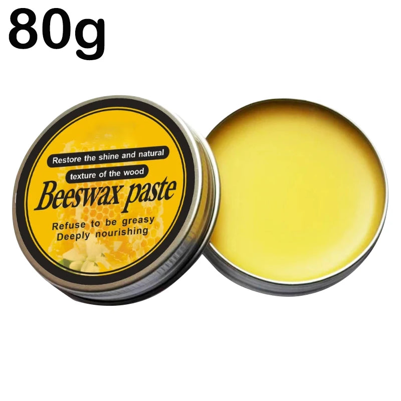 Chopping Board Beeswax Paste - （3/25/80g）Food Grade Coconut Oil + Vitamin E Deep Nourishment Restore Wood's Natural Shine Tool